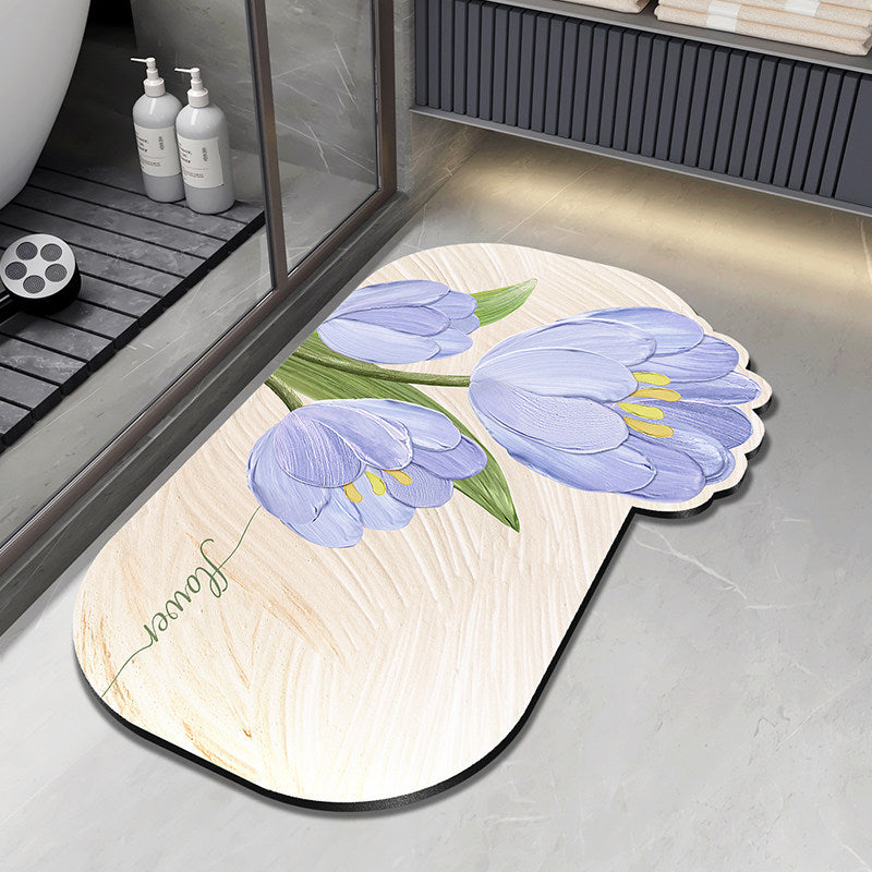 Blumenförmige Badematte Brehn