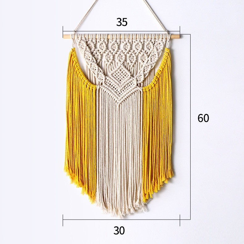 Dekorative Macramé Wandbehang