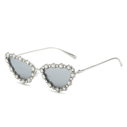 Herzförmige mit Strass verzierten Sonnenbrille Brehn