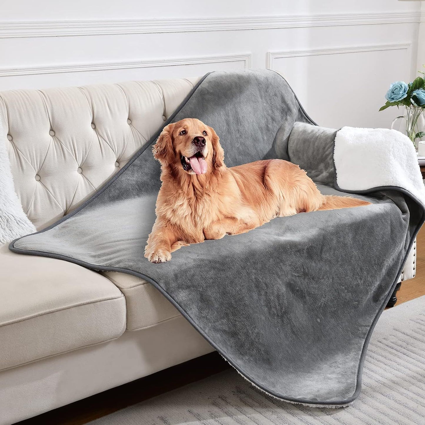 Ultra-Plush Sherpa gefütterte Decke Brehn