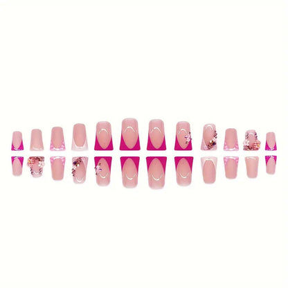 Dekorative Blumen-Gel-Nagelverstärkungen Brehn