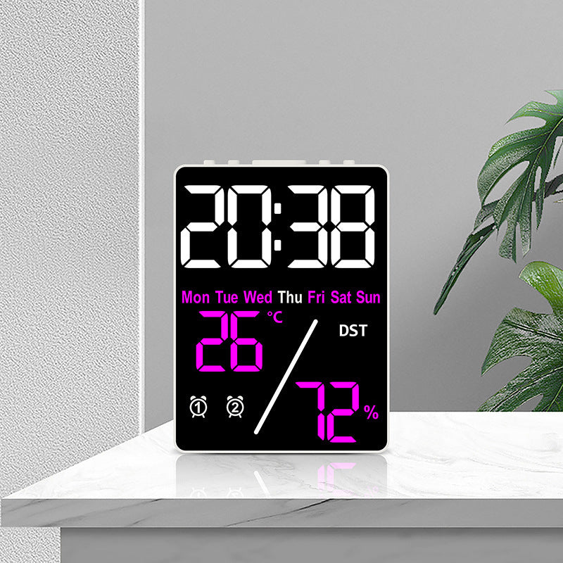 Digitaler Wecker mit Hygrometer und Temperaturanzeige Brehn