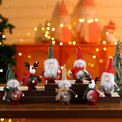 Dekorative hängende Santa-Figur Schüsselheber