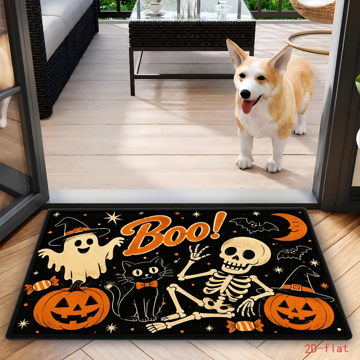 Halloween-Themen Türmatte Brehn