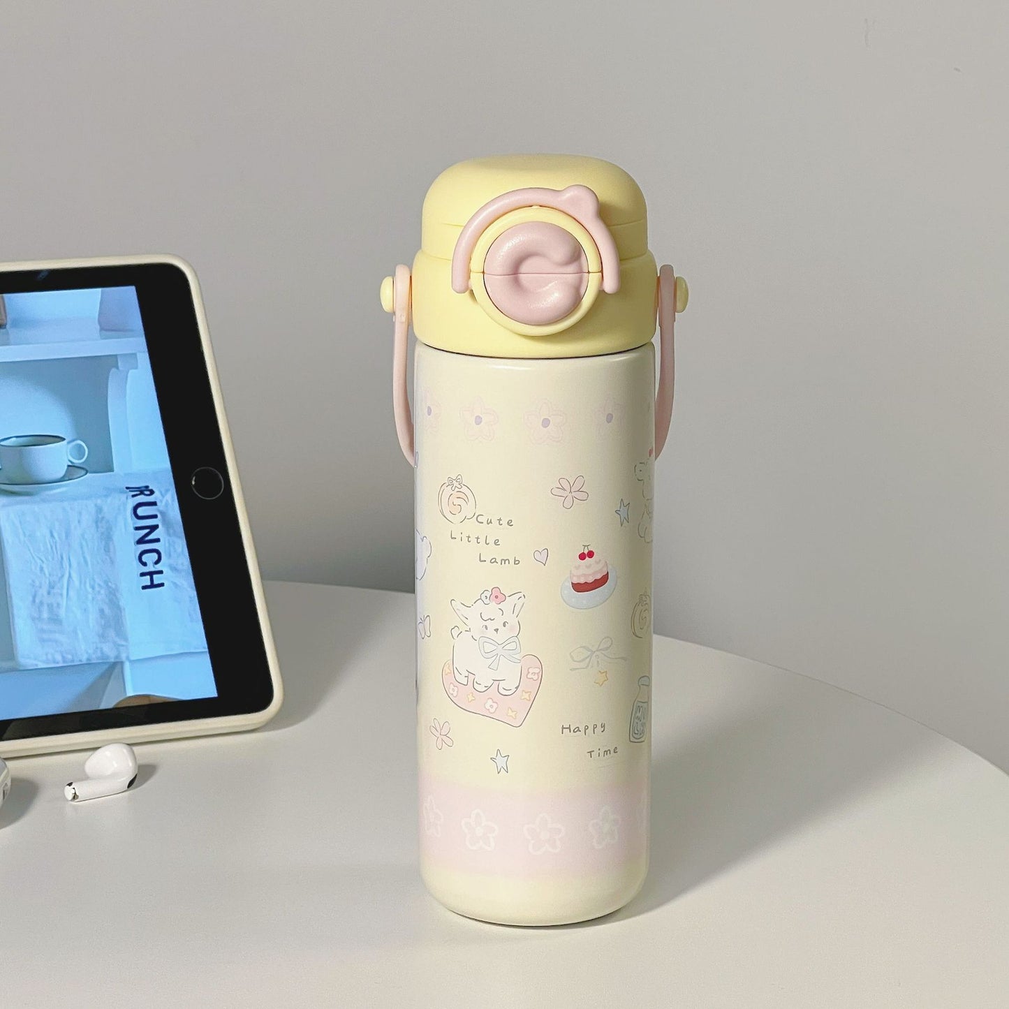 Damen Isolierte Kaffeetasse mit einzigartigem Tierdesign Brehn