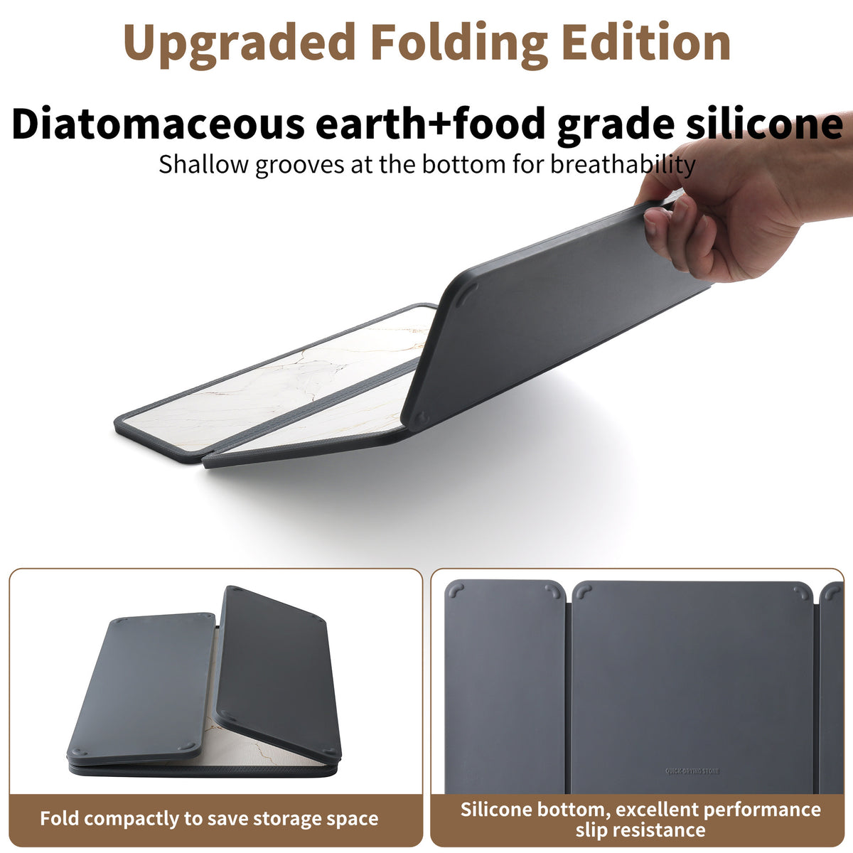 Elegante Marmor-Design Serviermatte