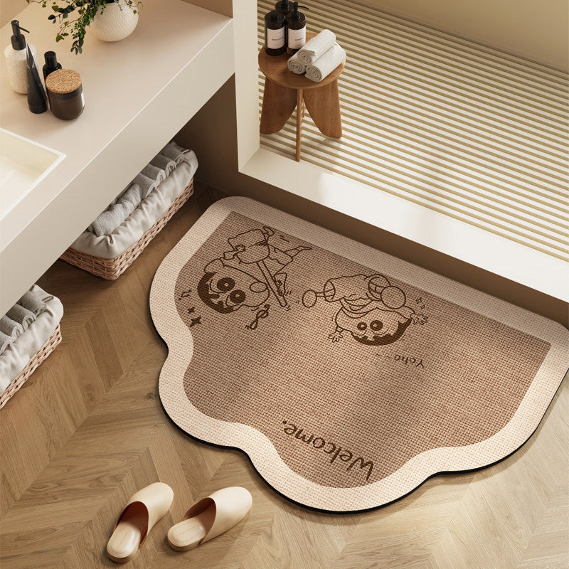 Stylische Badezimmermatte für moderne Innenräume