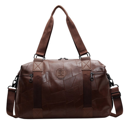 Premium Leder Sport Duffel Tasche