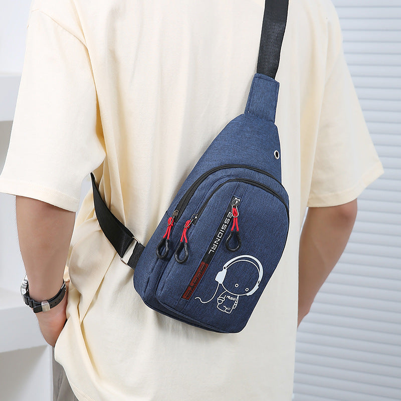 Trendy Straßenstil Sling-Rucksack Brehn