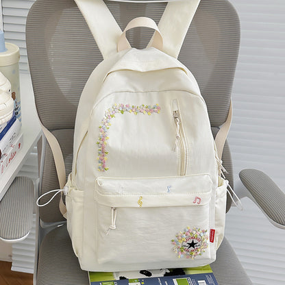 Blumenverzierte Alltag-Rucksack Brehn