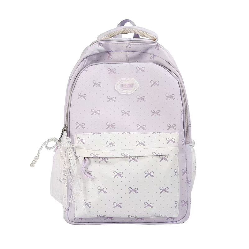 Süße Schleifenmuster Schulrucksack Brehn