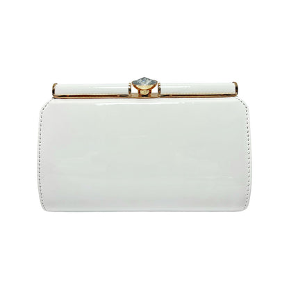 Elegante Patentleder Abend Clutch