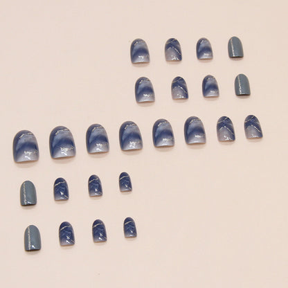 Premium Marmor Design Press-On Nagelspitzen Brehn
