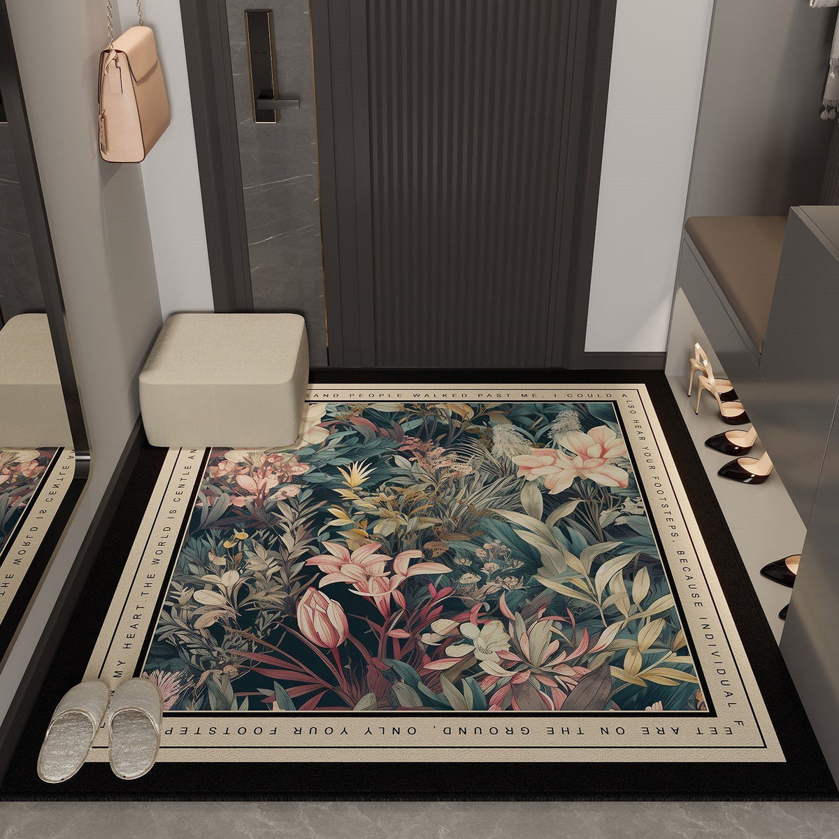 Stylisher dekorativer Teppich