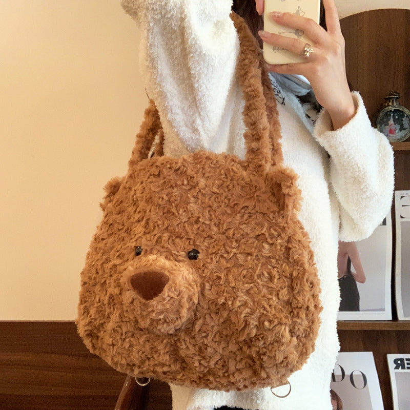 Plüsch Teddy Bear Schultertasche