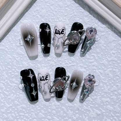 Dekoratives 3D Nagelkunst Set