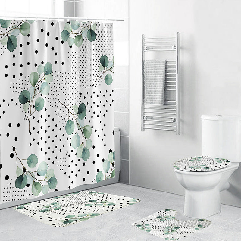 Tropische Pflanzen Badezimmer Set Brehn