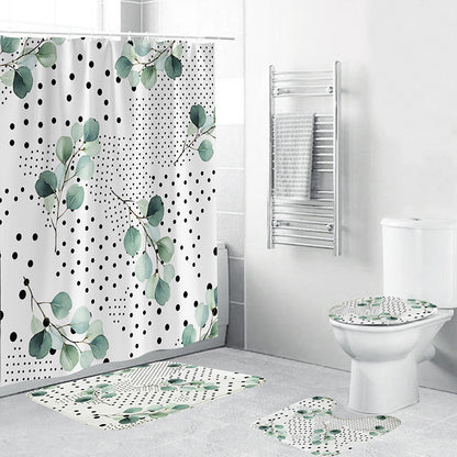 Tropische Pflanzen Badezimmer Set Brehn
