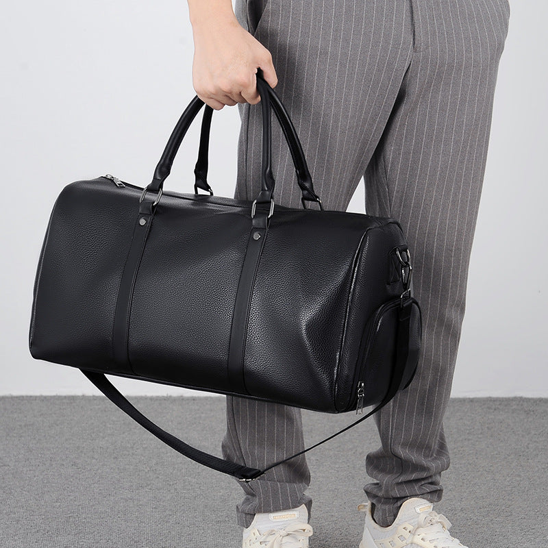 Elegante Leder Wochenendtasche Brehn