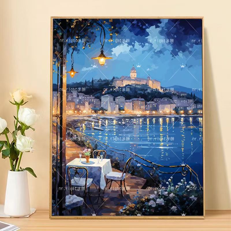Fantasy Landschaft Kunstdruck Brehn