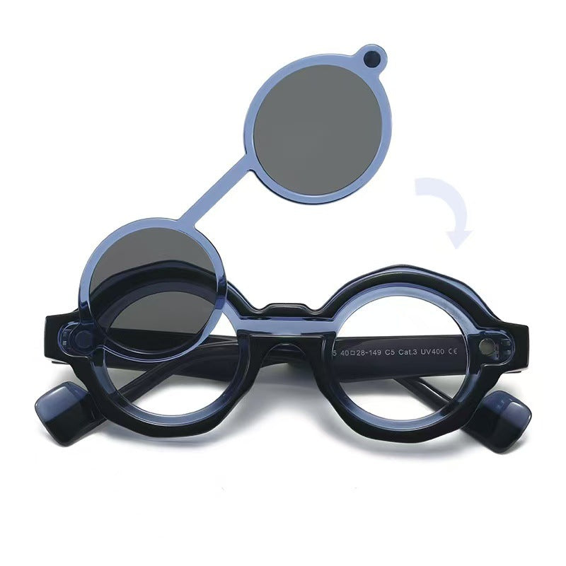 Damen modische Sonnenbrille mit einzigartigem Runddesign Brehn