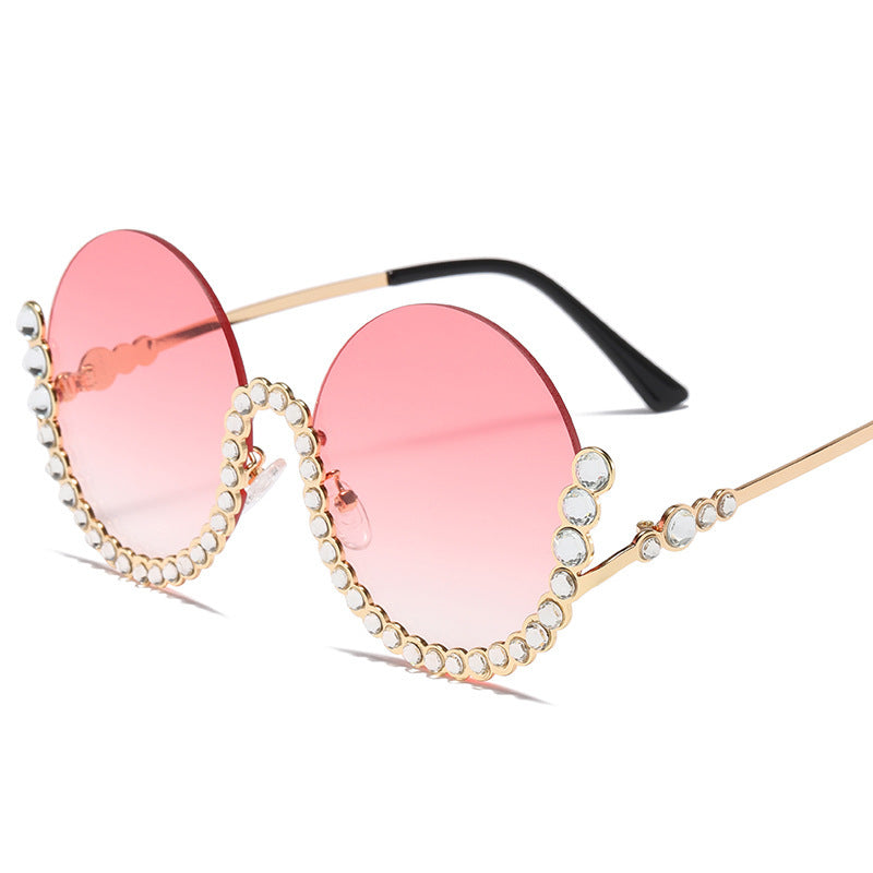 Damen Designer-Sonnenbrille mit glamourösen Kristallakzenten Brehn