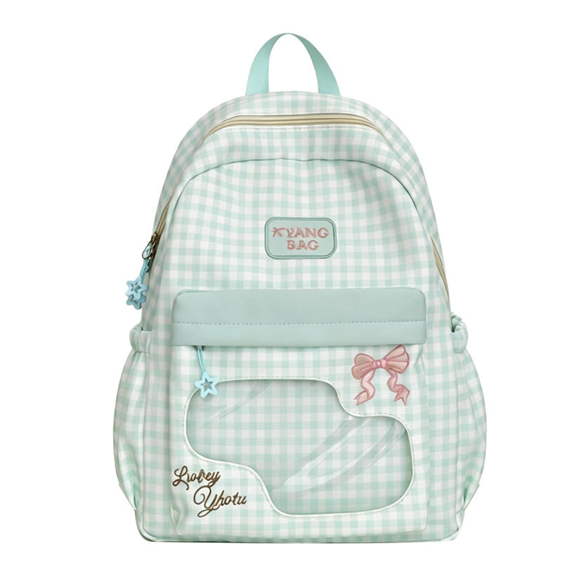 Niedlicher karierten Design Rucksack Brehn