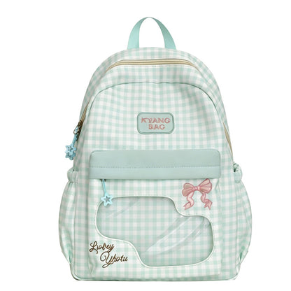 Niedlicher karierten Design Rucksack Brehn