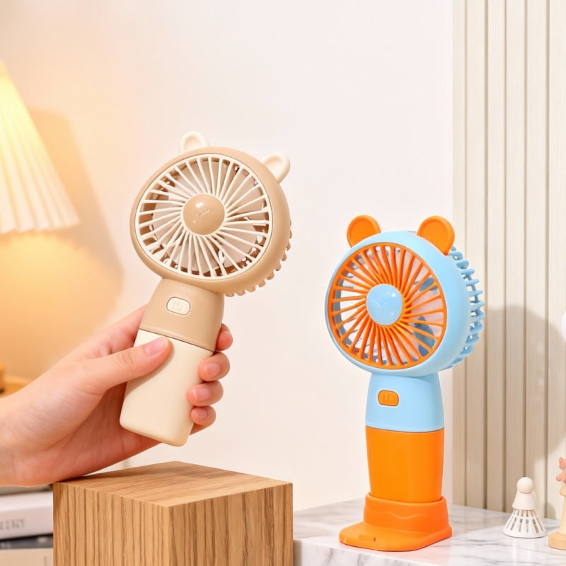 Damen Tragbarer Handventilator im niedlichen Bärendesign Brehn