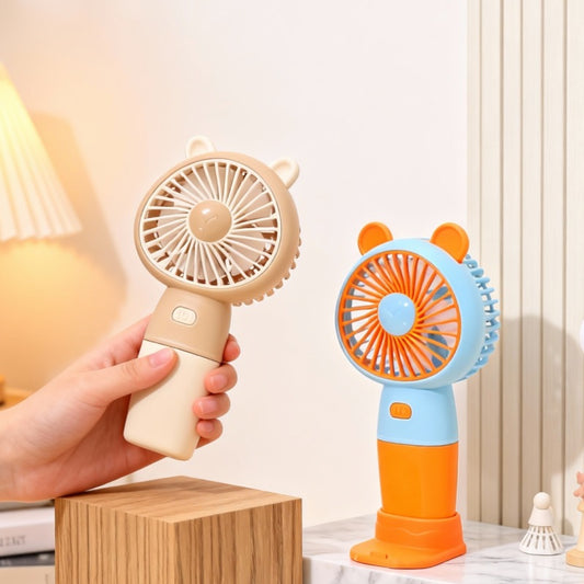 Damen Tragbarer Handventilator im niedlichen Bärendesign Brehn