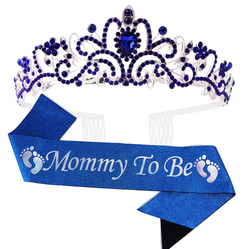 Damen Hochzeits-Tiara mit personalisiertem Band Brehn