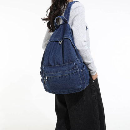 Trendiger Freizeit-Denim-Rucksack Brehn