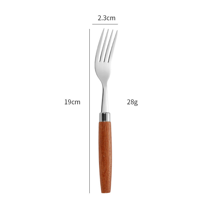 Eleganter Dessertlöffel mit Ergonomischem Holzgriff Brehn