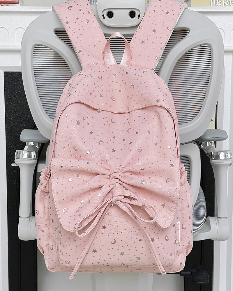 Sternenprint Schleifen-Detail Rucksack Brehn