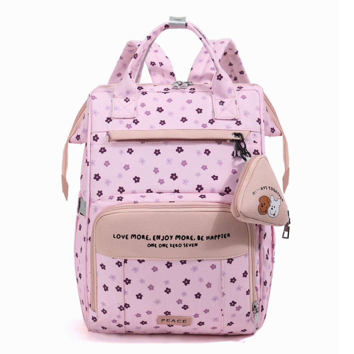 Chic Floral Print Multi-Functional Rucksack Brehn