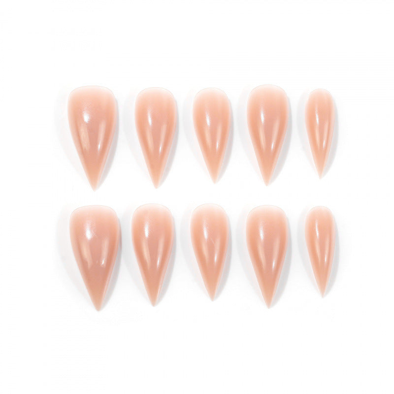 Elegante Glänzende Stiletto Press-On Nägel