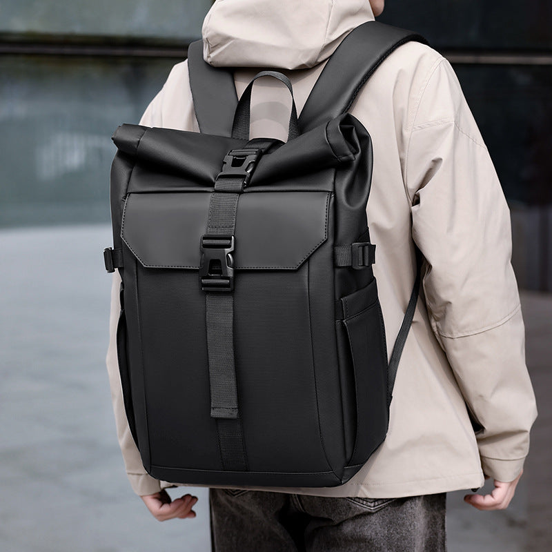 Moderner Roll-Top wasserdichter Rucksack Brehn