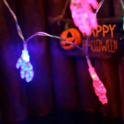 Gruselige LED Hand Lichterkette Brehn