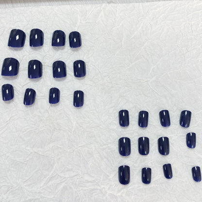Premium Glänzende Press-On Nagelkunst Brehn