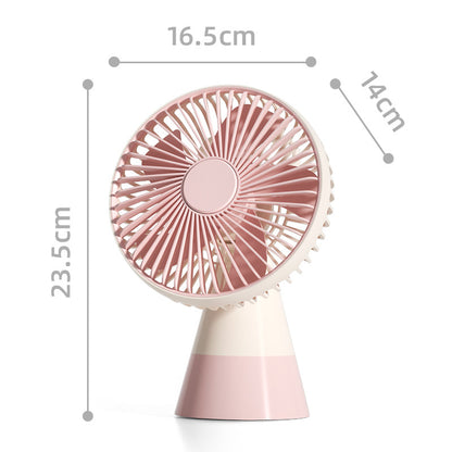 Damen Tragbarer Tischventilator mit flexibler Neigung und leistungsstarkem Akku Brehn