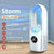 Unisex Einheitsgröße blattloser evaporativer Turmventilator und Luftbefeuchter mit Touch-LED-Display und bürstenlosem Motor Brehn