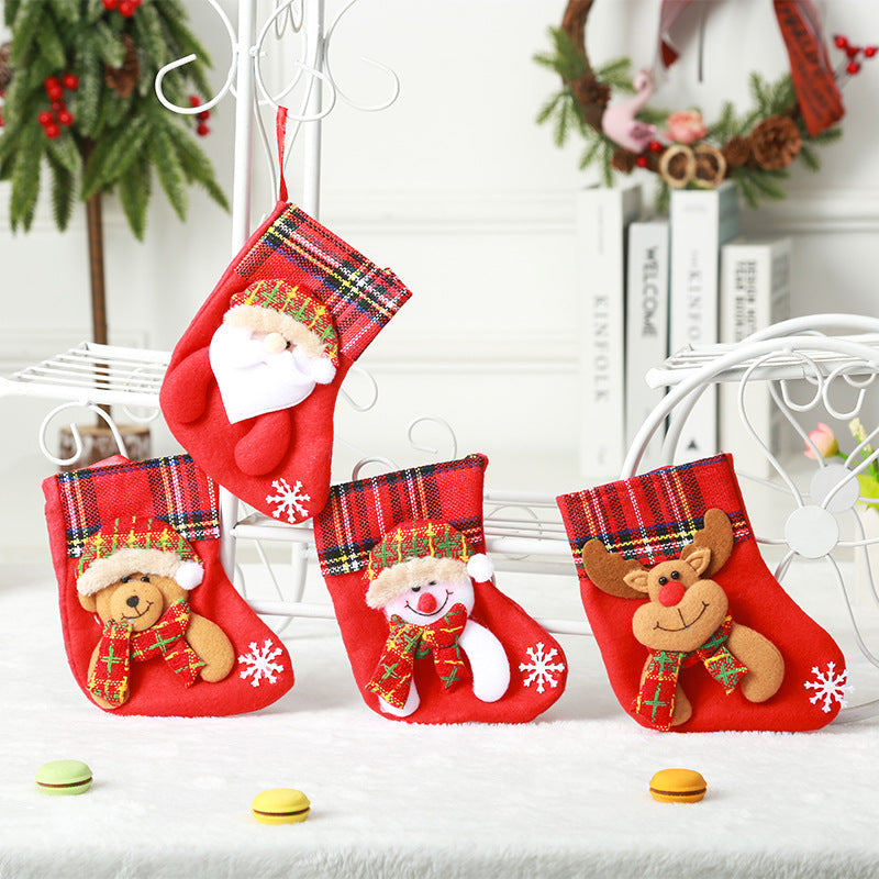 Niedlicher Weihnachtsstrumpf mit Rentier-Motiv Brehn