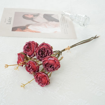 Faux Floral Rose Bouquet