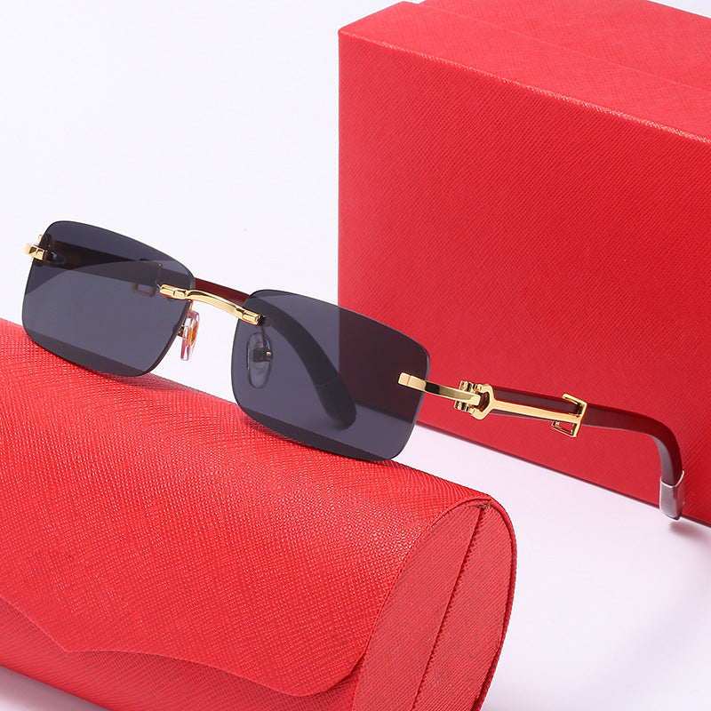 Damen elegante quadratische Sonnenbrille Brehn