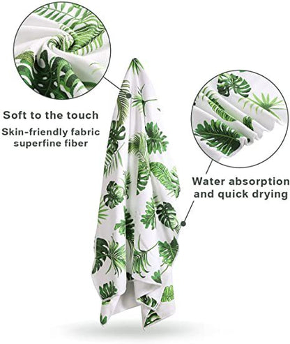 Strandtasche mit Botanischem Motiv und Robusten Seilgriffen Brehn