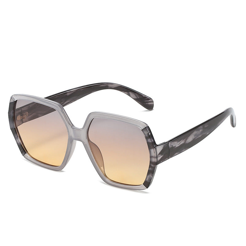 Damen stilvolle Oversized-Sonnenbrille mit elegantem eckigem Rahmen Brehn