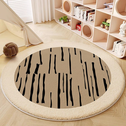Abstract Circular Area Rug Brehn