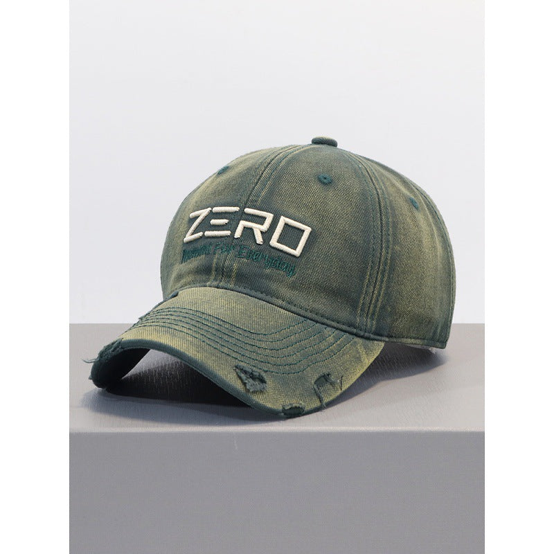 Herren Distressed Baumwoll Baseball Cap Brehn 1784270076