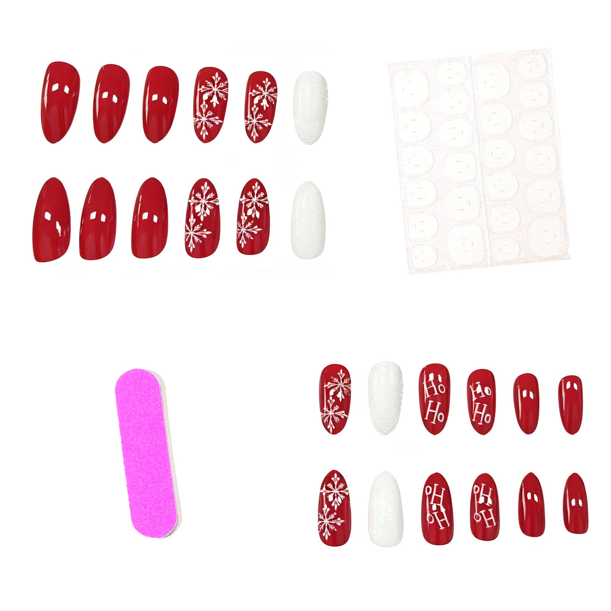 Festives Feiertags-Nagelkunst-Design Brehn