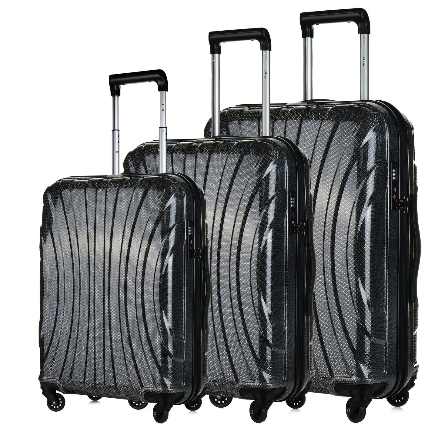 Unisex Vielseitiges Hartschalen-Reisegepäckset Brehn